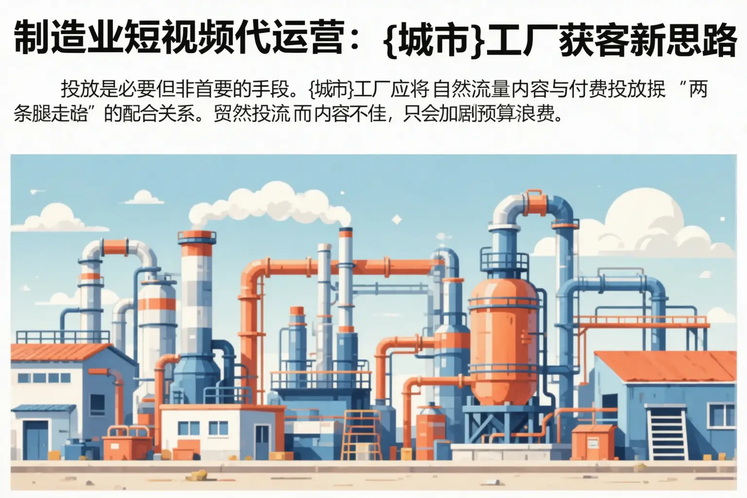 制造业短视频代运营：黔南工厂获客新思路