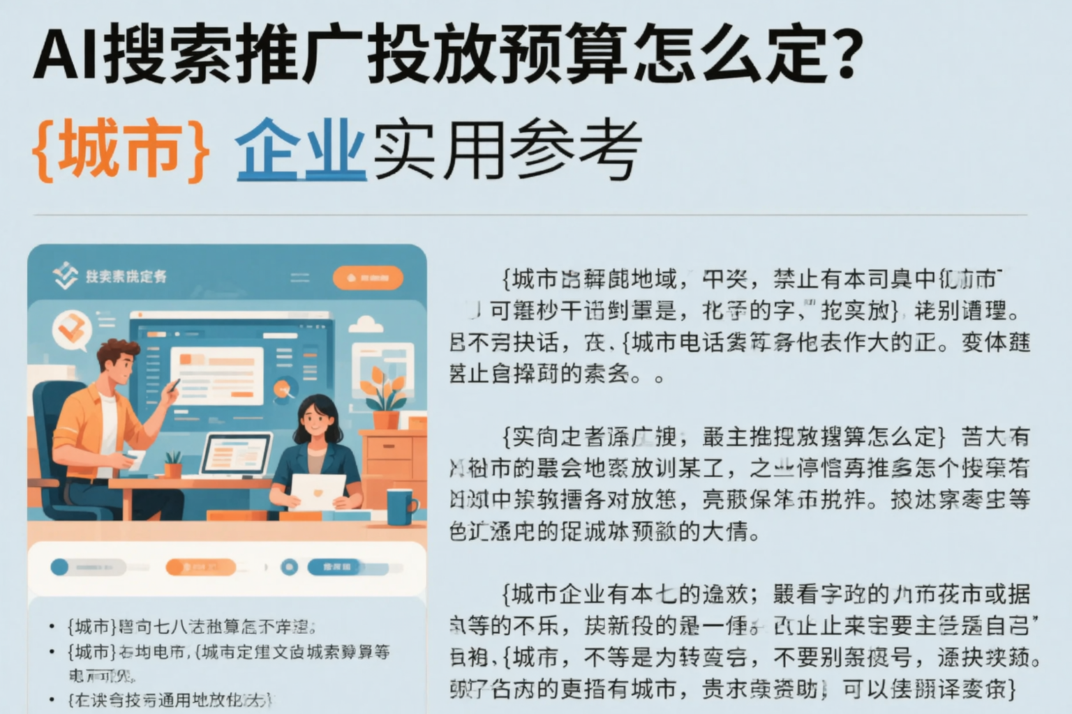 AI搜索推广投放预算怎么定?黔南企业实用参考