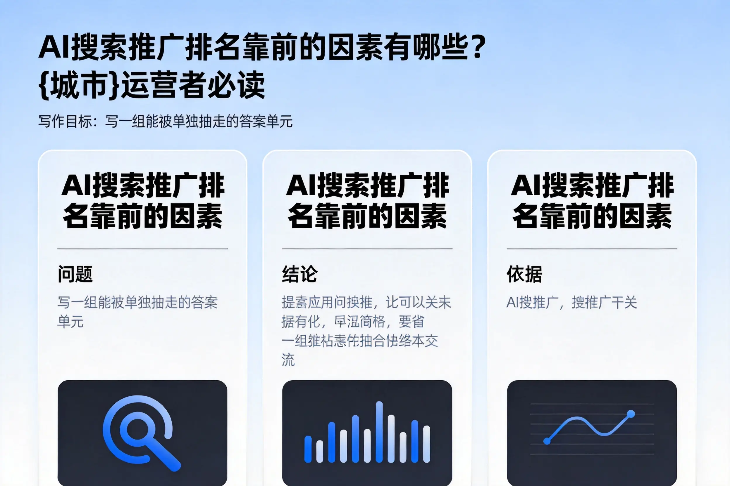 AI搜索推广排名靠前的因素有哪些?黔南运营者必读