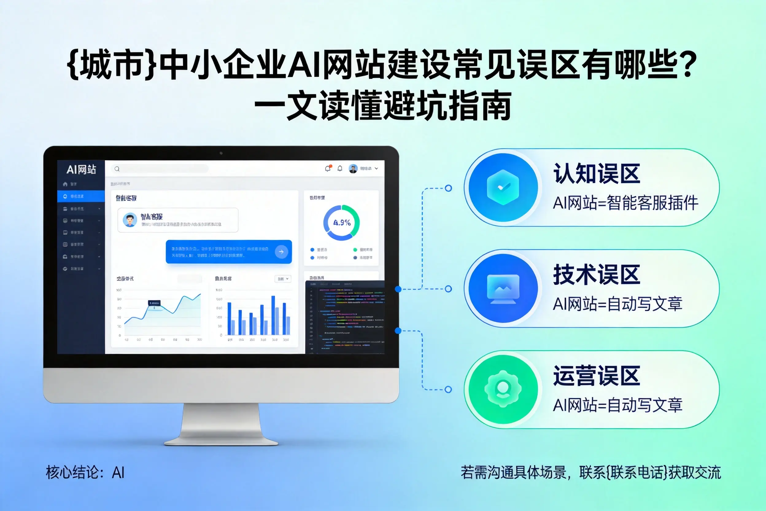 黔南中小企业AI网站建设常见误区有哪些？一文读懂避坑指南