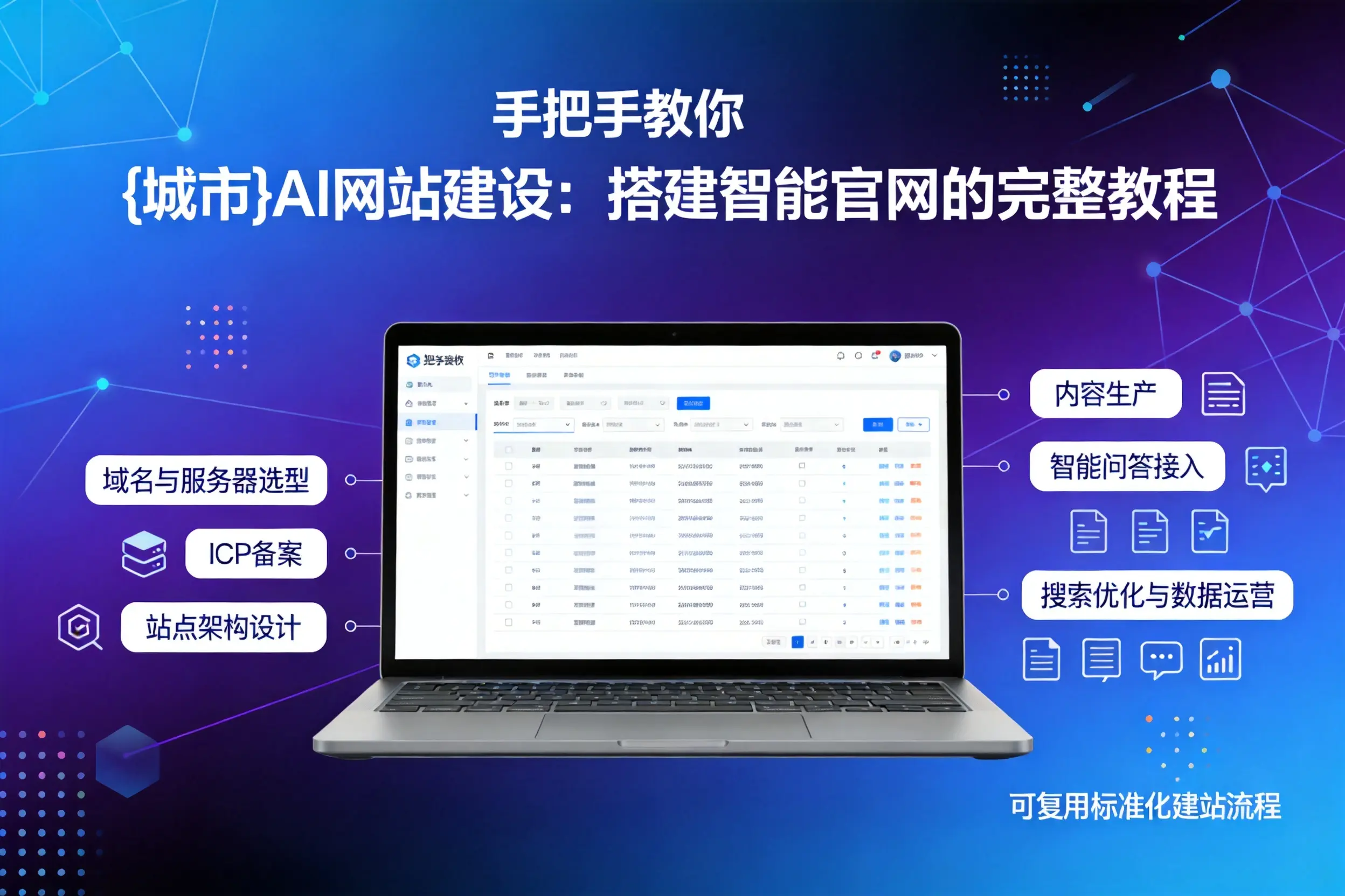 手把手教你黔南AI网站建设：搭建智能官网的完整教程