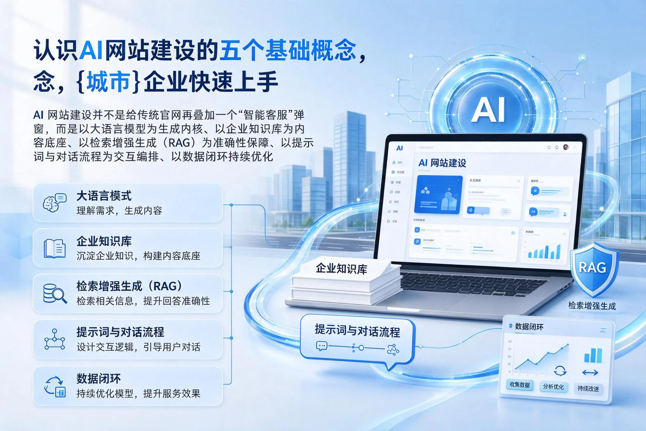认识AI网站建设的五个基础概念，黔南企业快速上手
