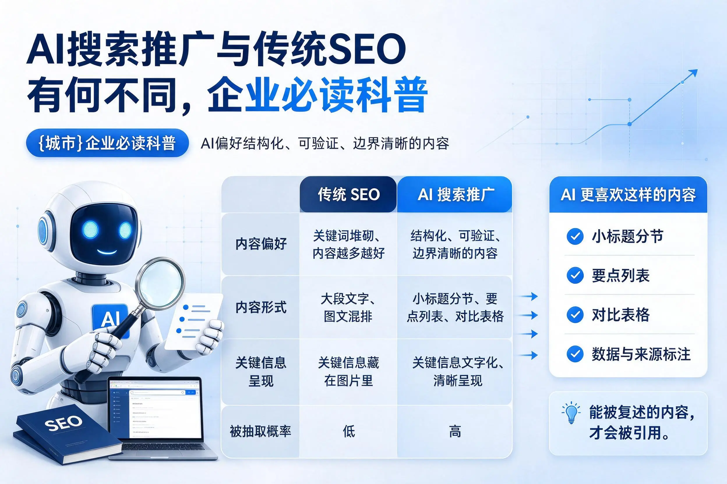 AI搜索推广与传统SEO有何不同,黔南企业必读科普